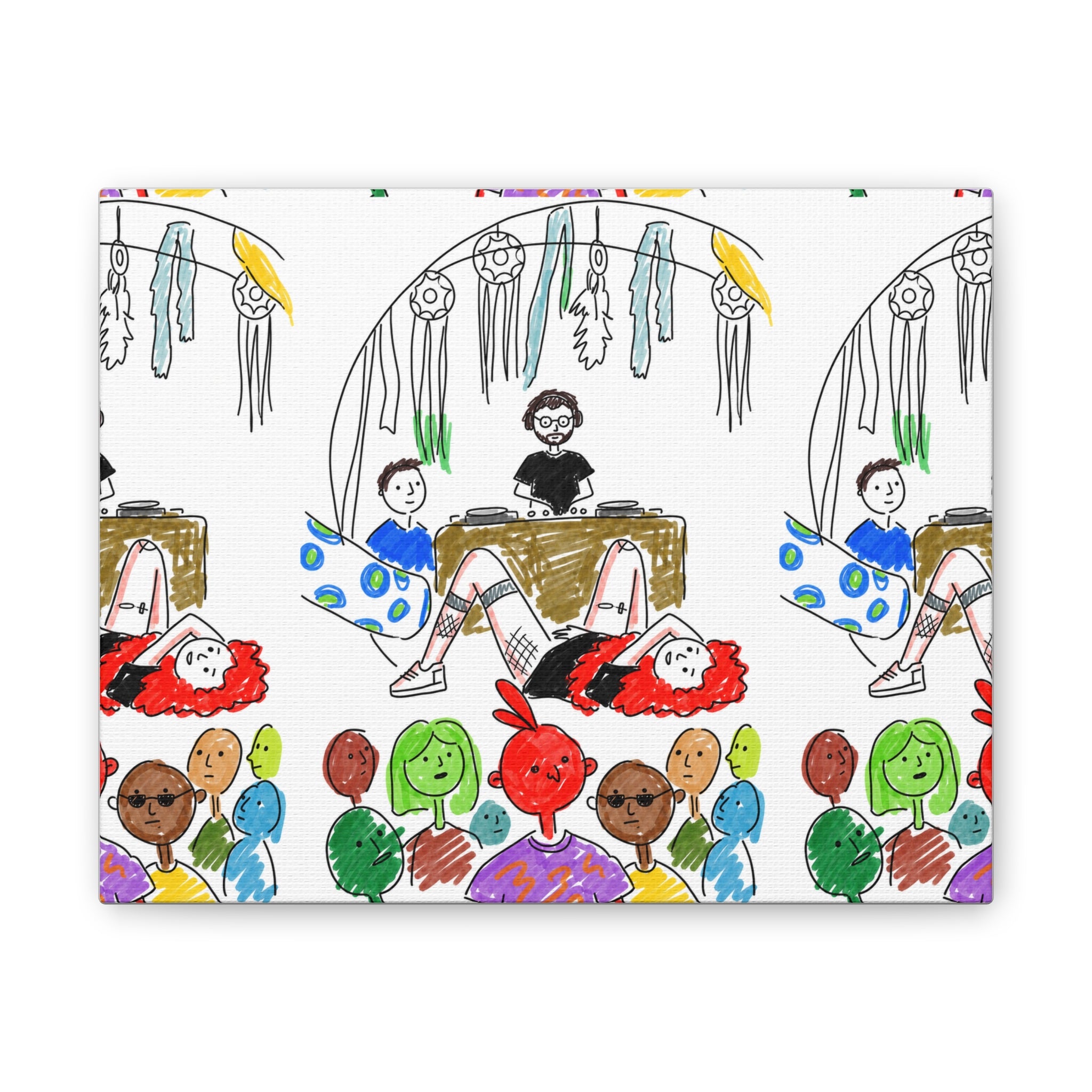 RedWig Party Canvas Print
