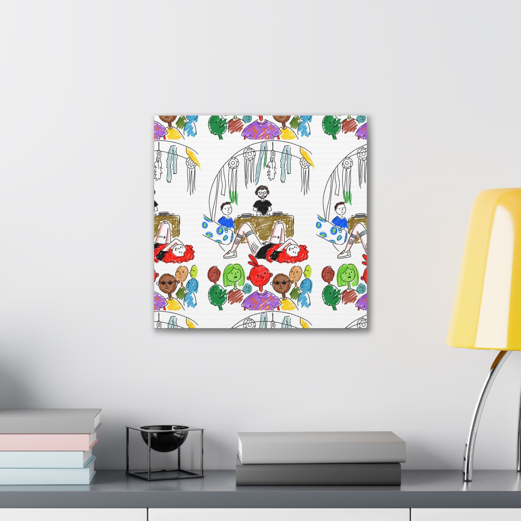 RedWig Party Canvas Print