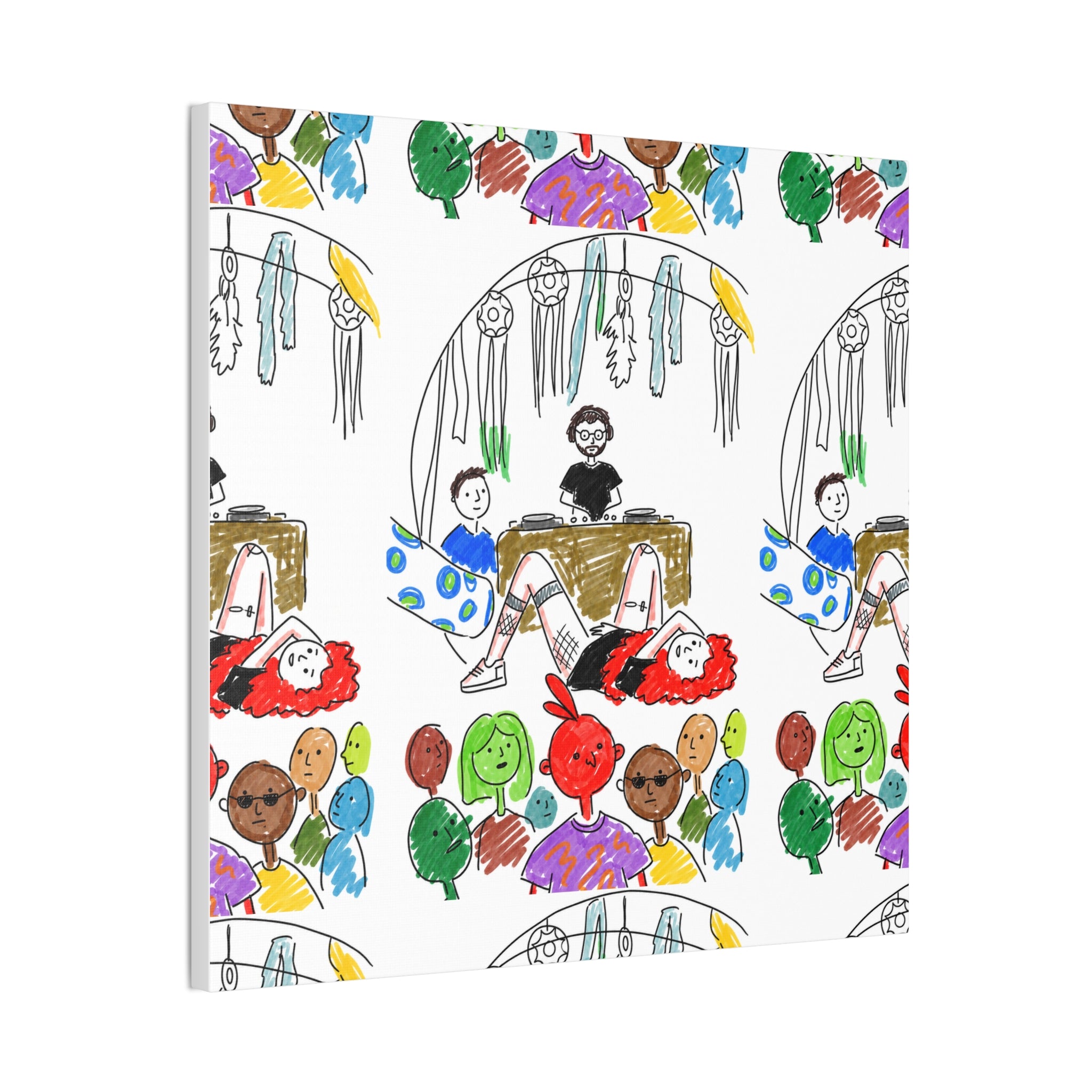 RedWig Party Canvas Print