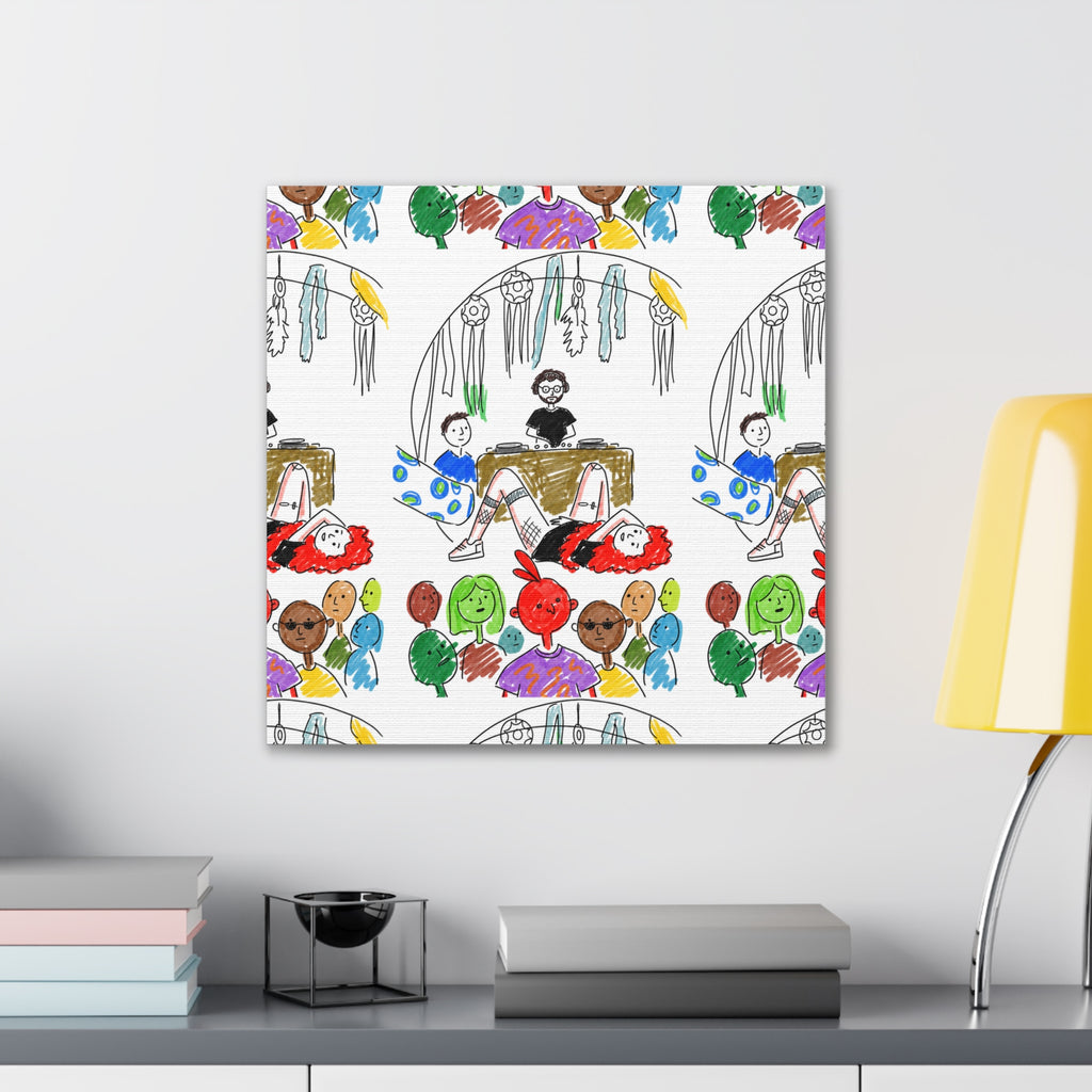 RedWig Party Canvas Print