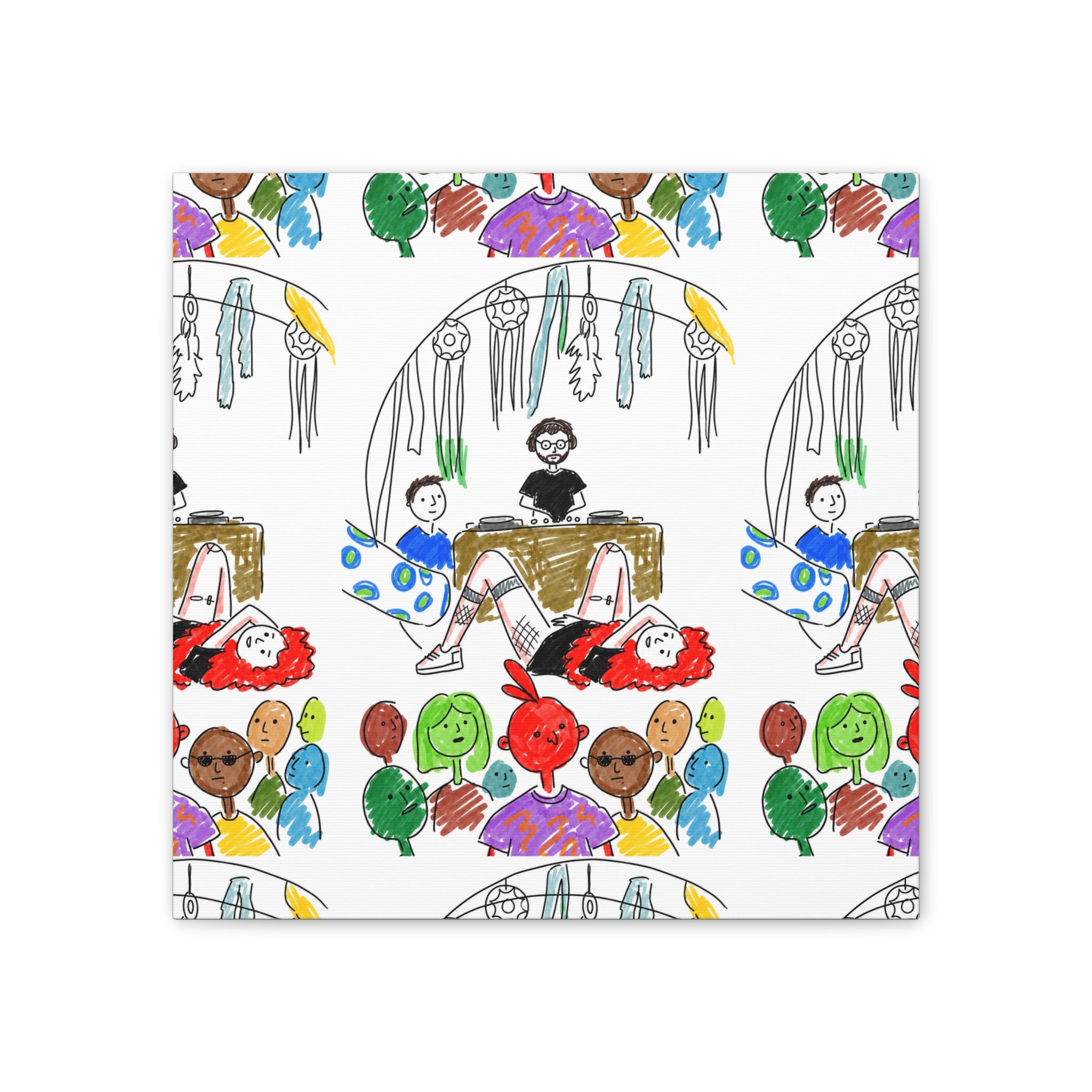RedWig Party Canvas Print