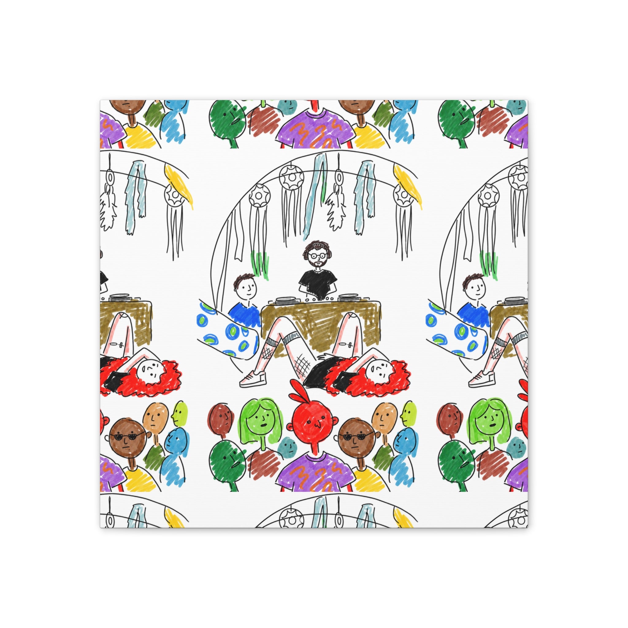 RedWig Party Canvas Print