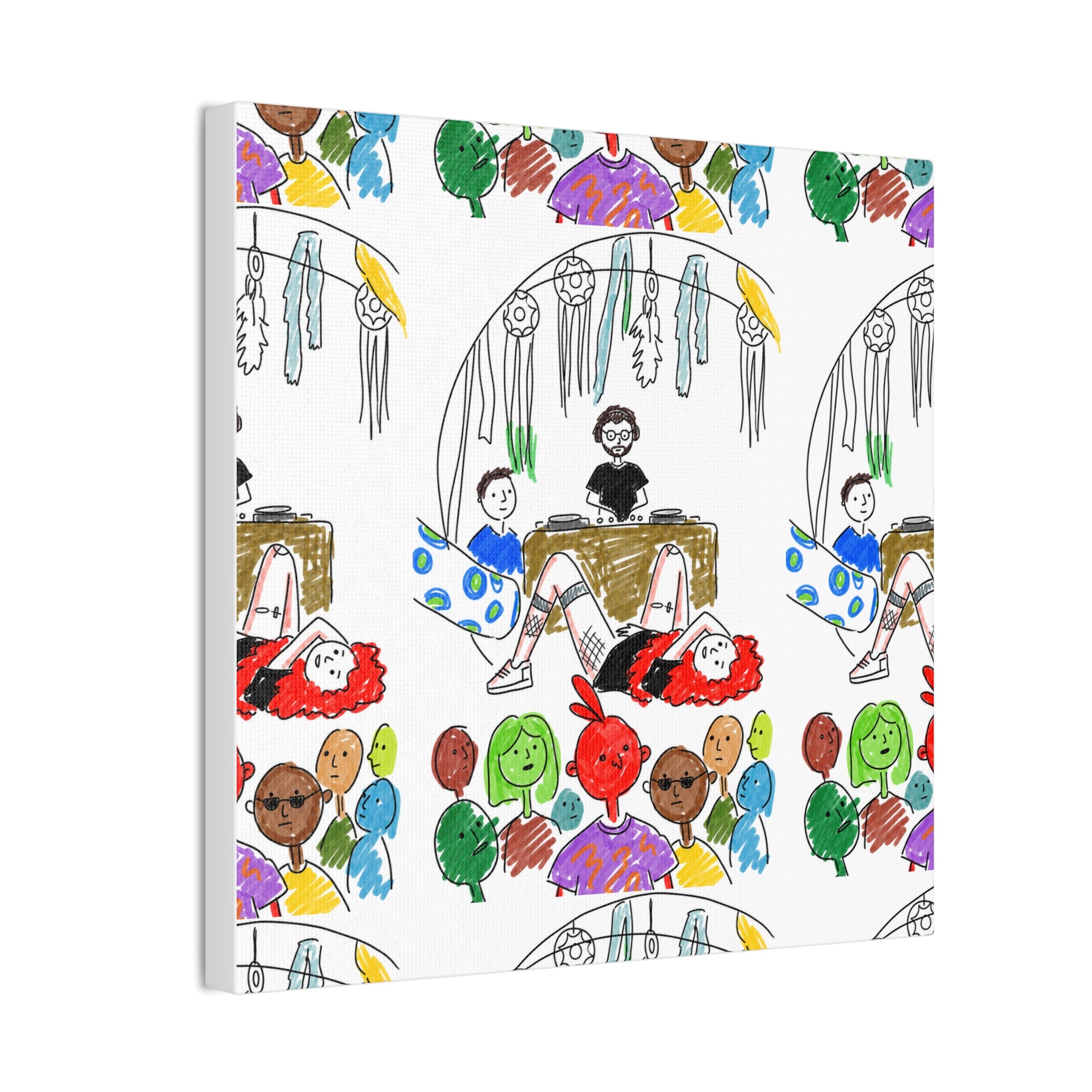 RedWig Party Canvas Print