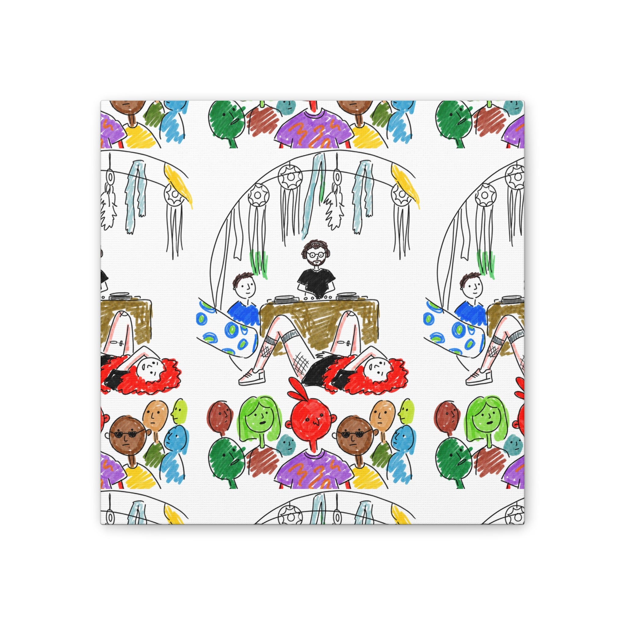 RedWig Party Canvas Print