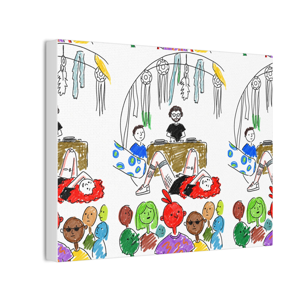 RedWig Party Canvas Print